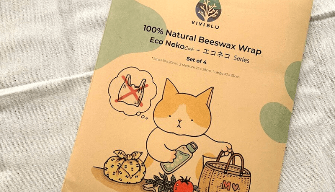 VIVIBLU、100% Natural Beeswax Wrap